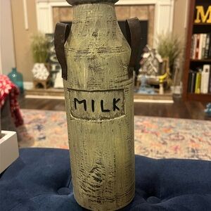 Rustic Decorative Milk Canister